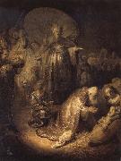 REMBRANDT Harmenszoon van Rijn The Adoration of The Magi oil painting reproduction